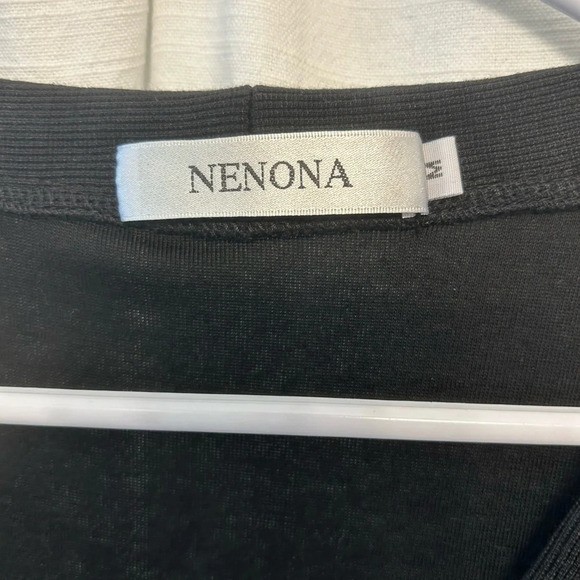 Nenona black cardigan with brass snap buttons - size M - Picture 2 of 6